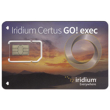 Iridium Certus GO! exec SIM-Karte