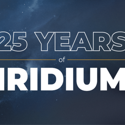 Aktuelles: Iridium feiert den 25. Geburtstag